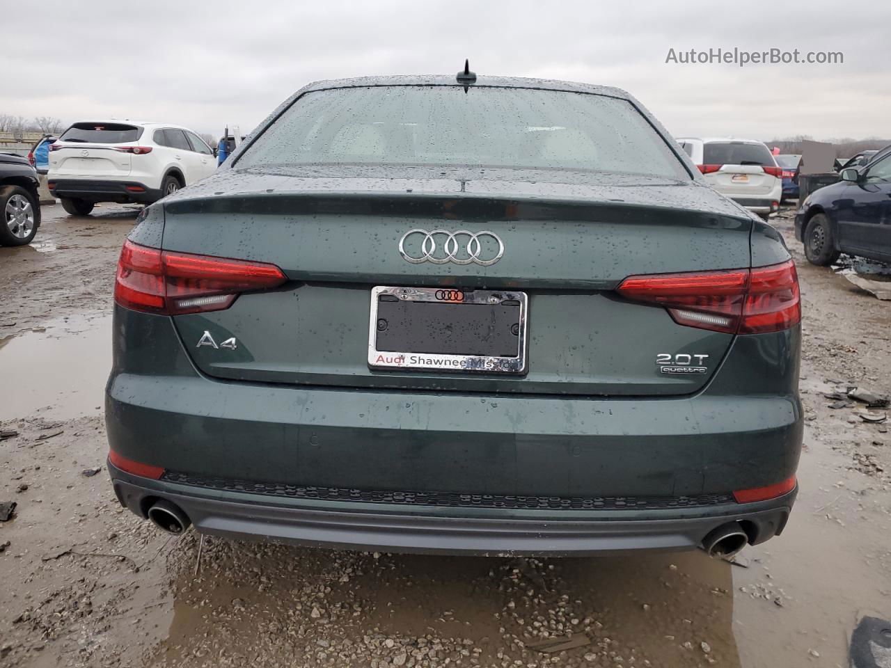 2017 Audi A4 Prestige Green vin: WAUFNAF49HN061208