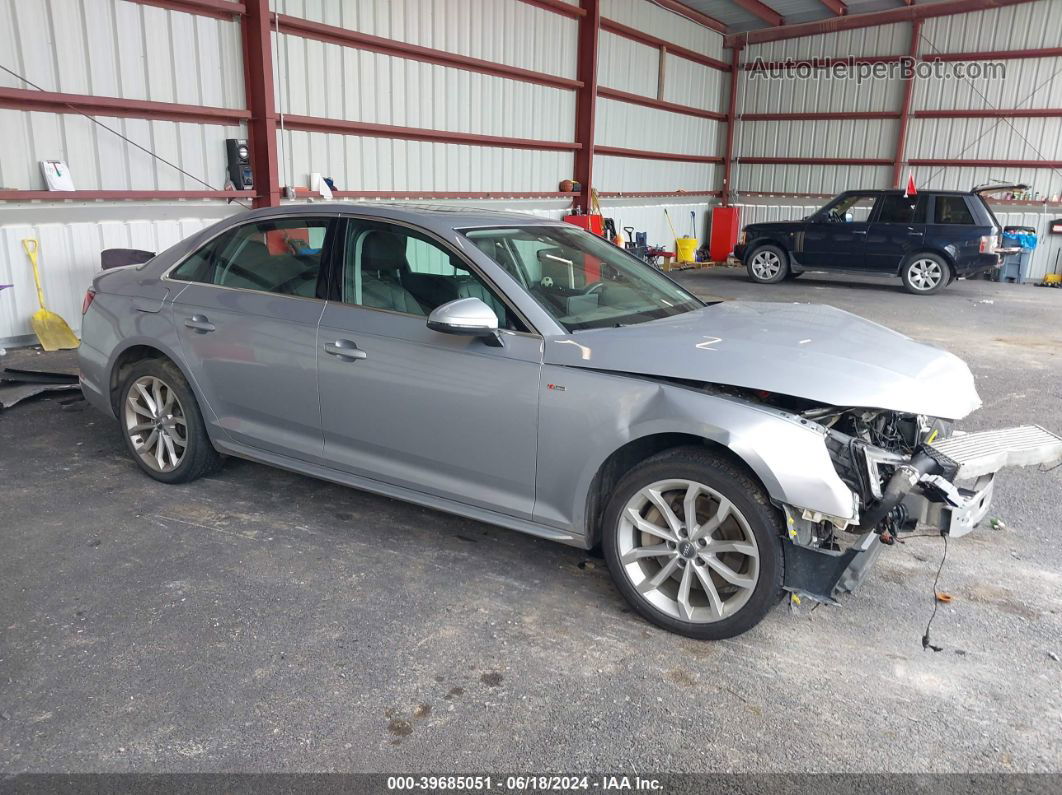 2019 Audi A4 45 Premium Silver vin: WAUFNAF49KA023573