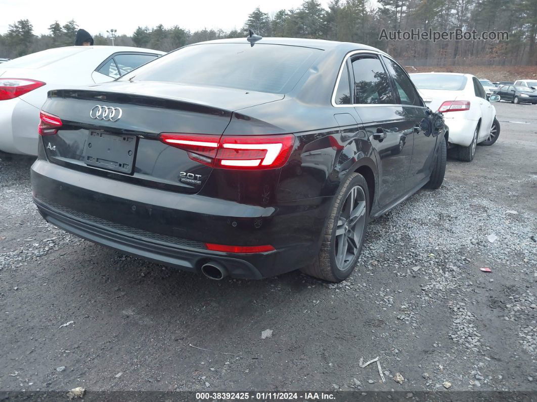 2017 Audi A4 2.0t Premium Черный vin: WAUFNAF4XHN034714