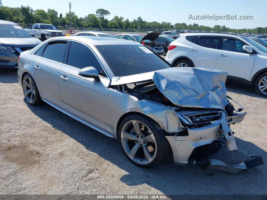 2017 Audi A4 Prestige Silver vin: WAUFNAF4XHN042828