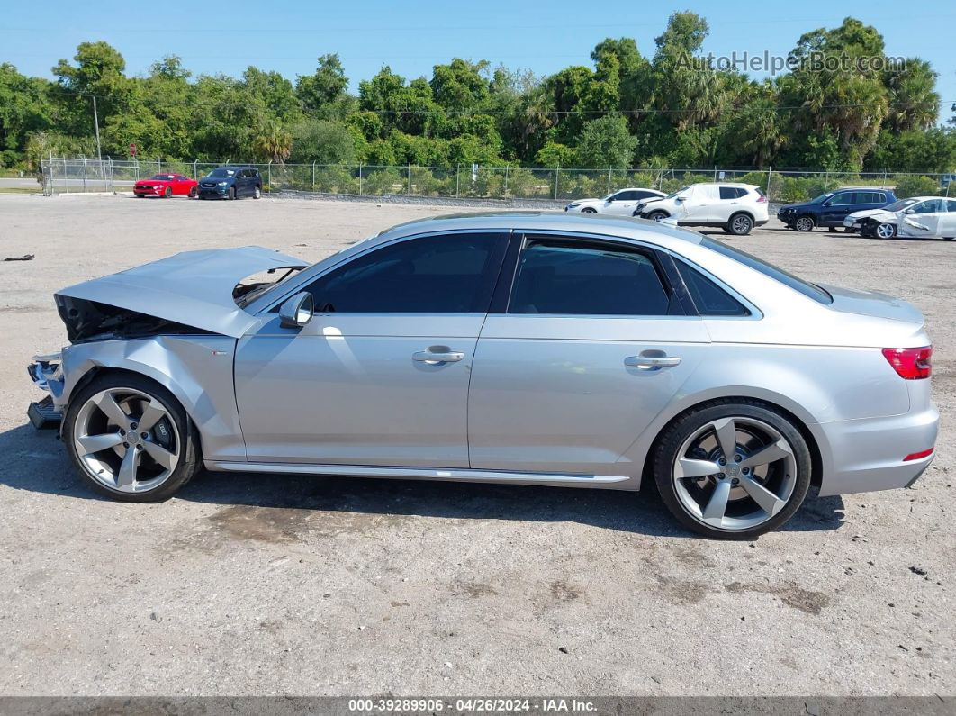 2017 Audi A4 Prestige Silver vin: WAUFNAF4XHN042828