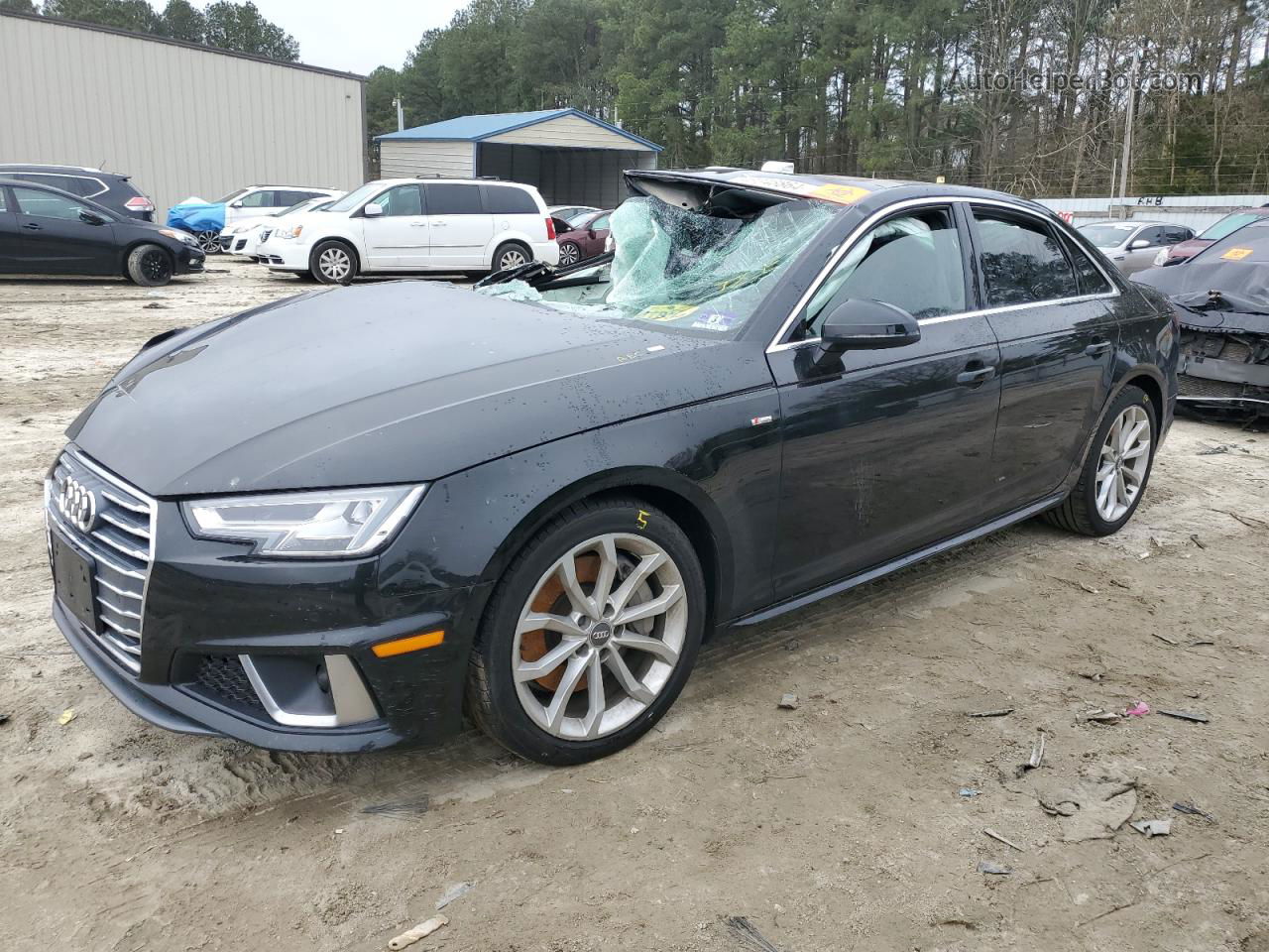 2019 Audi A4 Prestige Black vin: WAUFNAF4XKN017287