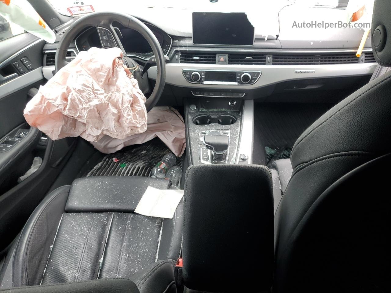 2019 Audi A4 Prestige Черный vin: WAUFNAF4XKN017287