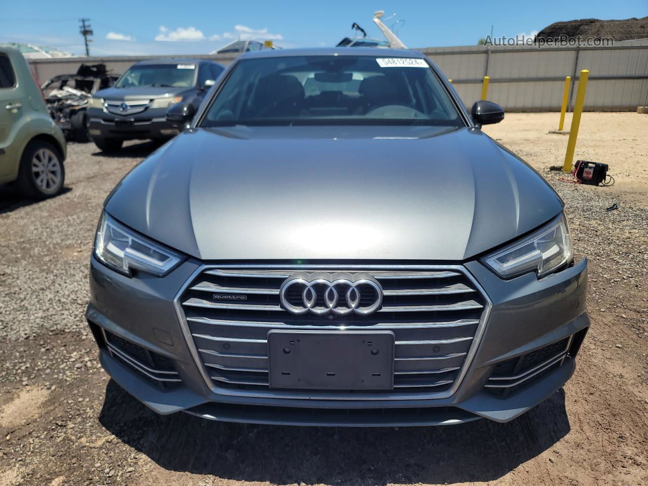 2017 Audi A4 Prestige Charcoal vin: WAUFNBF41HN033974