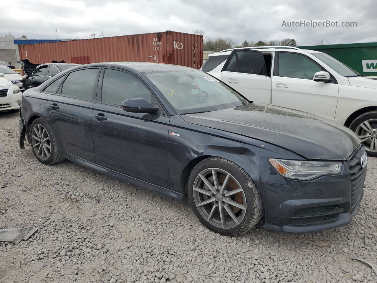 2018 Audi A6 Premium Plus Blue vin: WAUG3AFC3JN051779