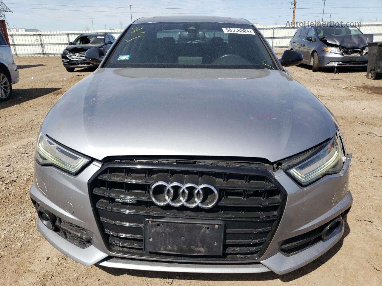 2018 Audi A6 Premium Plus Silver vin: WAUG3AFCXJN002157