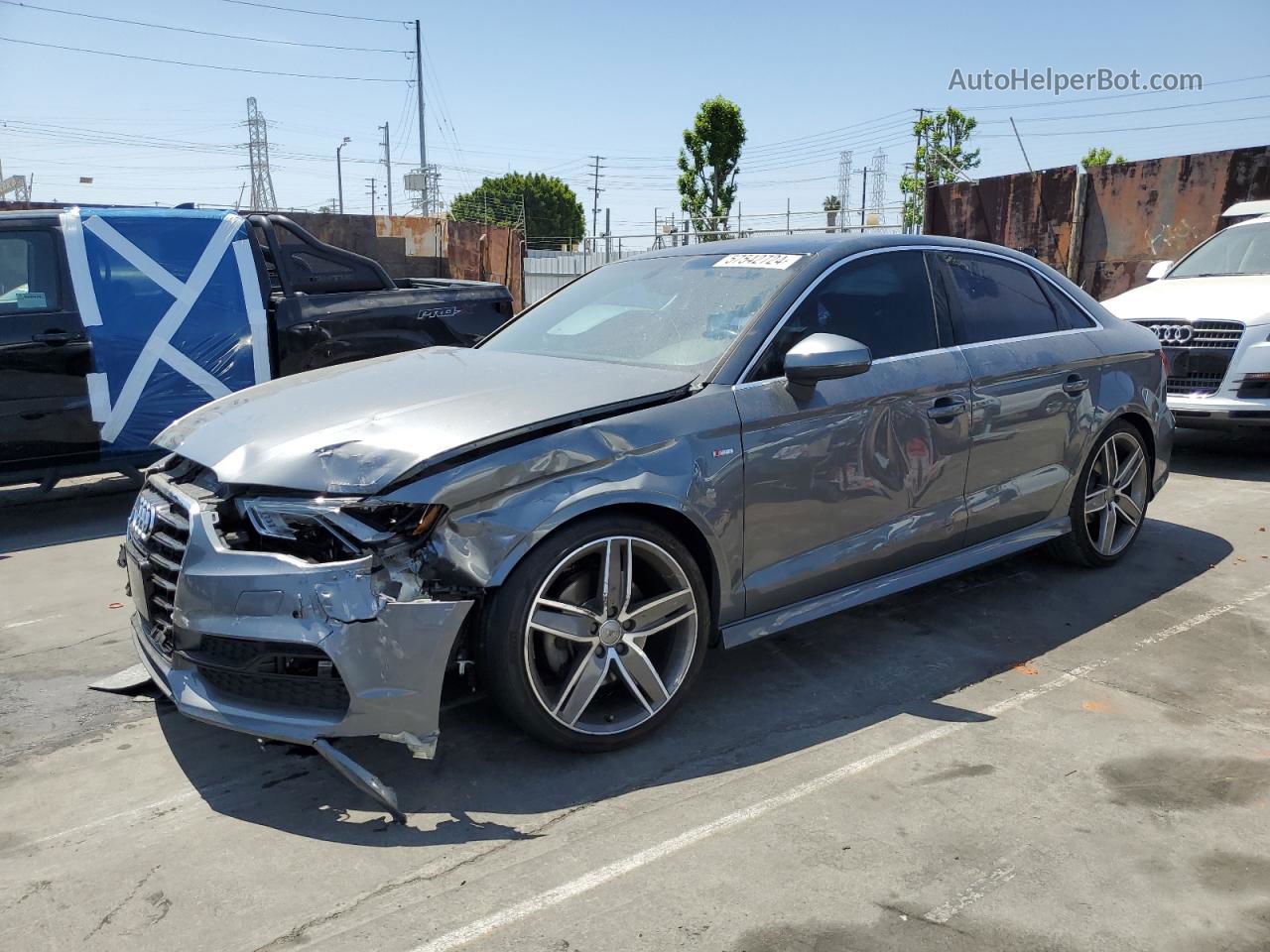 2016 Audi A3 Premium Plus S-line Charcoal vin: WAUG7GFF3G1058197