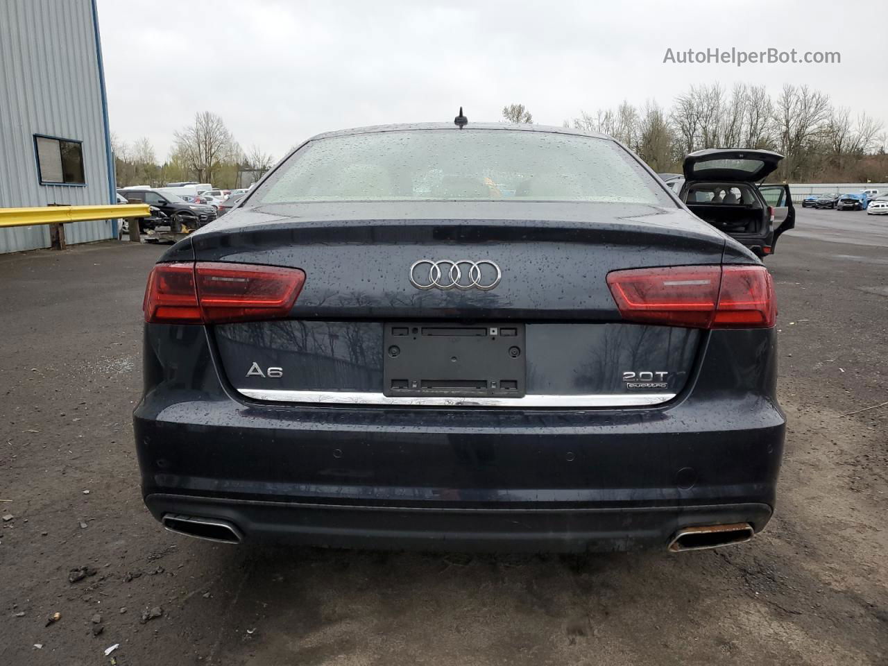 2017 Audi A6 Premium Plus Blue vin: WAUG8AFC1HN097557