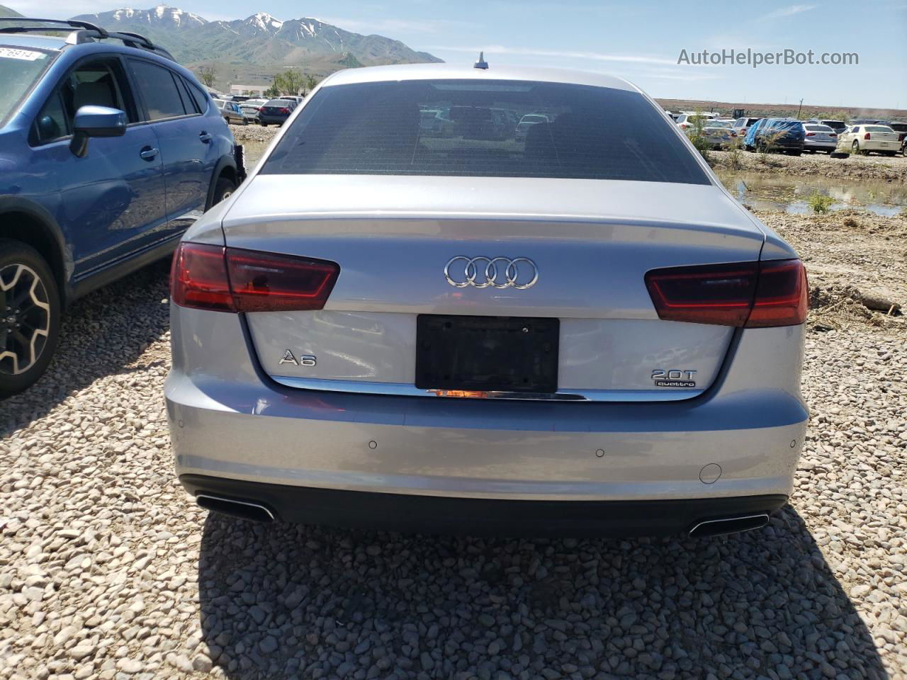 2017 Audi A6 Premium Plus Silver vin: WAUG8AFC2HN015450