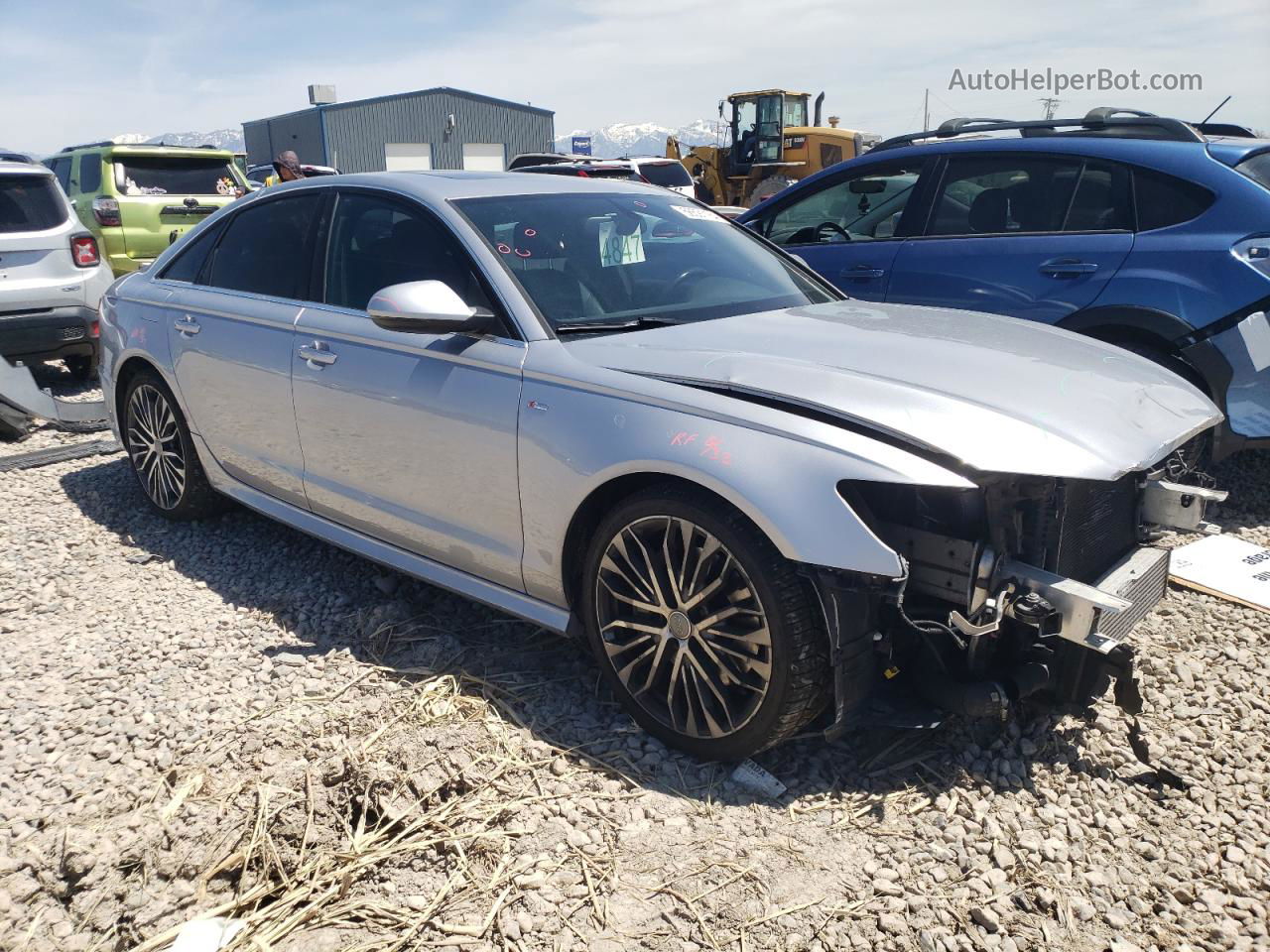 2017 Audi A6 Premium Plus Silver vin: WAUG8AFC2HN015450