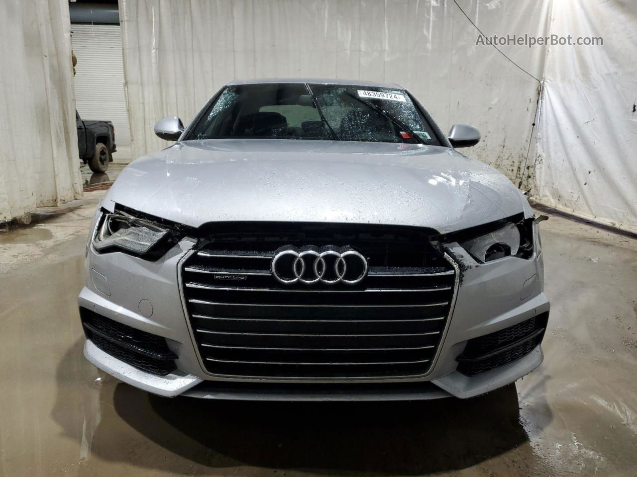 2017 Audi A6 Premium Plus Silver vin: WAUG8AFC2HN043538