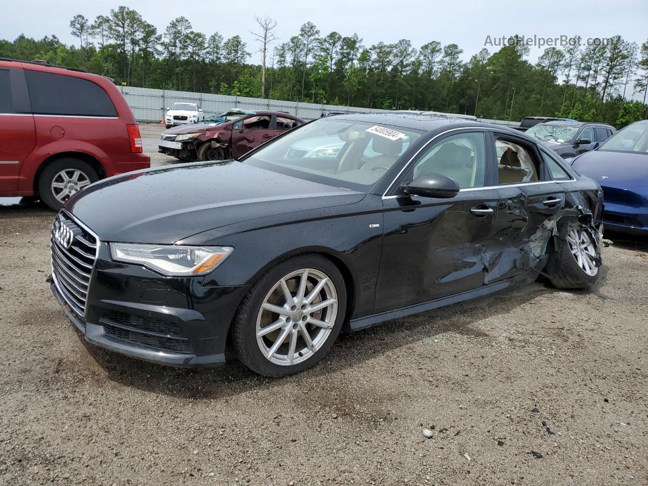 2017 Audi A6 Premium Plus Black vin: WAUG8AFC2HN116102