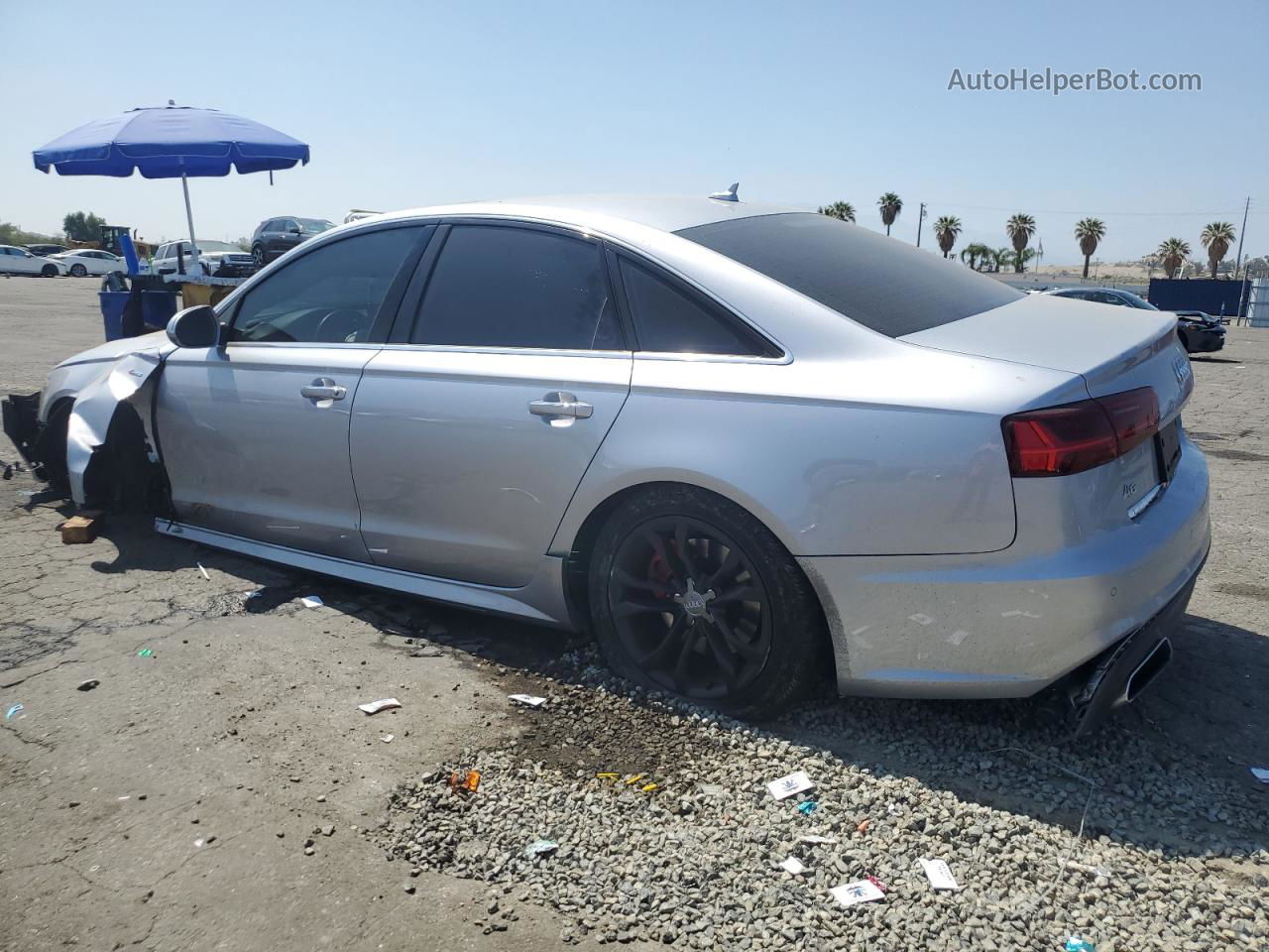 2017 Audi A6 Premium Plus Silver vin: WAUG8AFC2HN129867