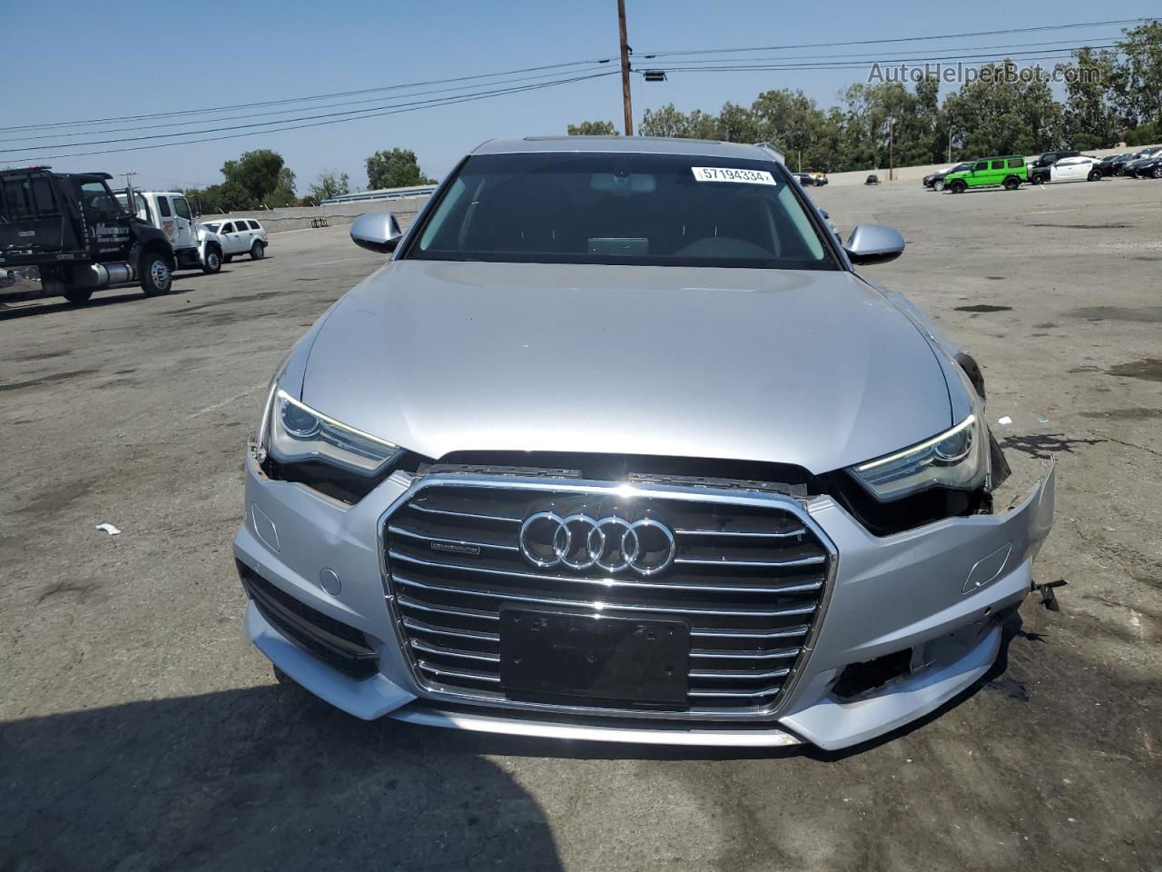 2017 Audi A6 Premium Plus Silver vin: WAUG8AFC2HN129867