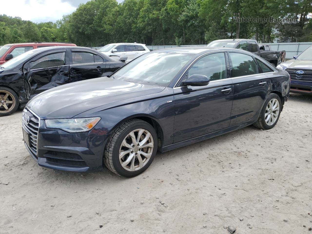 2017 Audi A6 Premium Plus Black vin: WAUG8AFC2HN134437