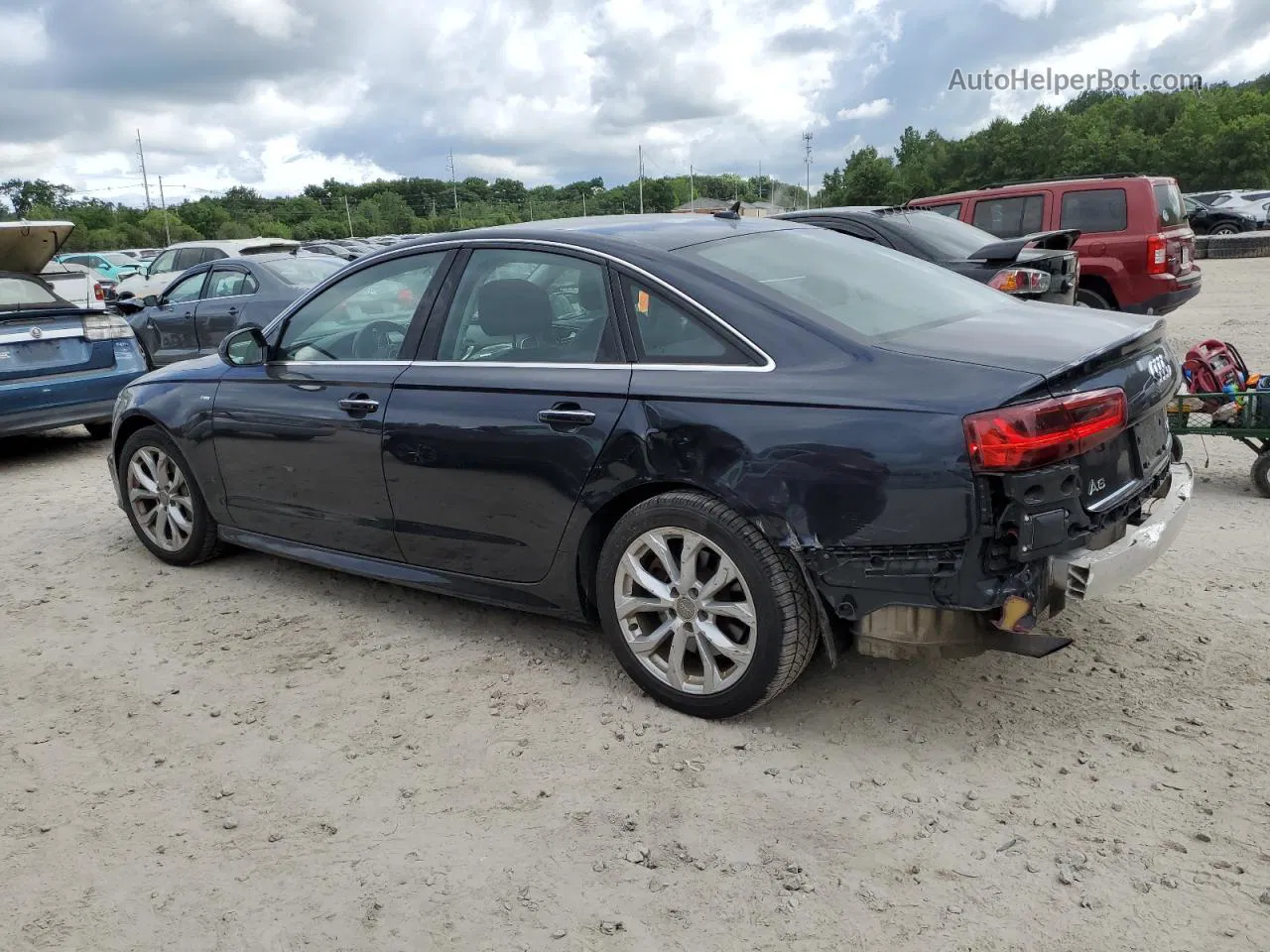 2017 Audi A6 Premium Plus Black vin: WAUG8AFC2HN134437