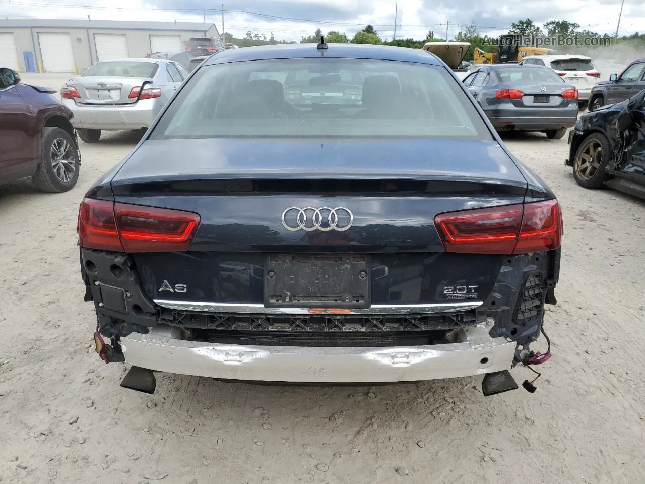 2017 Audi A6 Premium Plus Черный vin: WAUG8AFC2HN134437