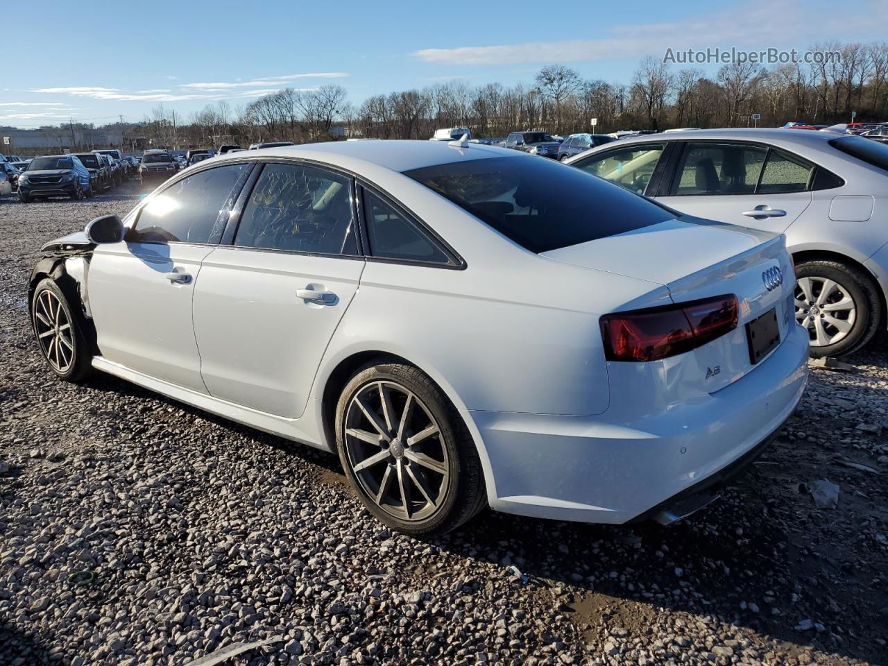 2017 Audi A6 Premium Plus White vin: WAUG8AFC2HN134776