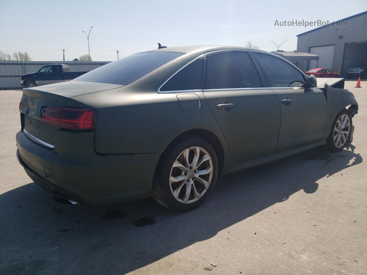 2017 Audi A6 Premium Plus Green vin: WAUG8AFC4HN017989