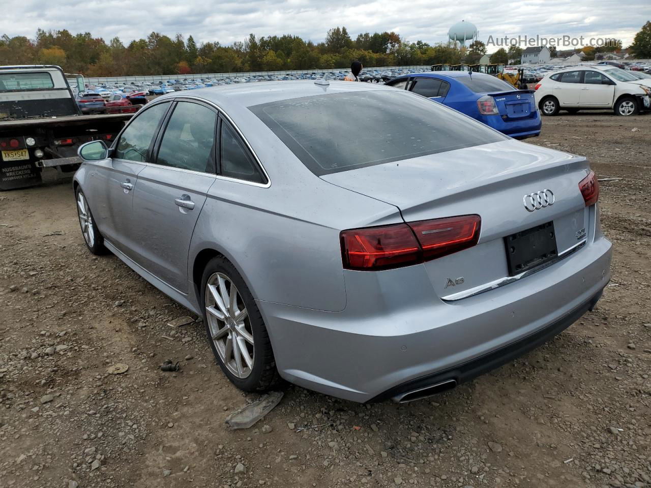 2017 Audi A6 Premium Plus Silver vin: WAUG8AFC4HN065122