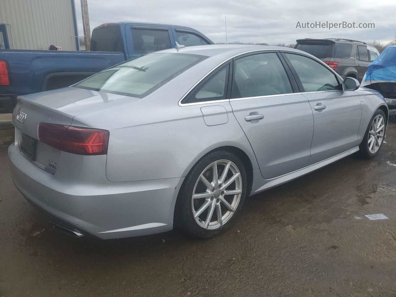 2017 Audi A6 Premium Plus Серебряный vin: WAUG8AFC5HN069888