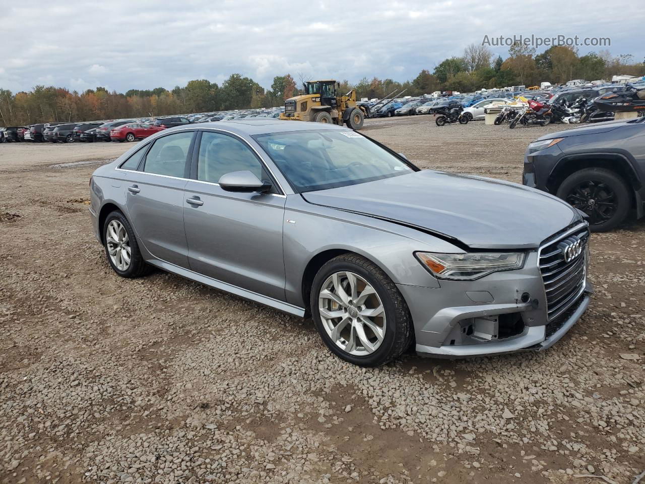 2017 Audi A6 Premium Plus Silver vin: WAUG8AFC6HN039217