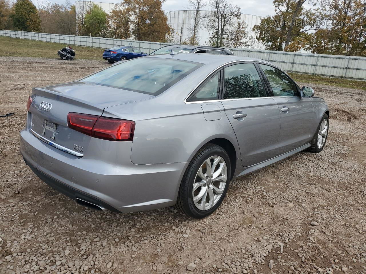 2017 Audi A6 Premium Plus Silver vin: WAUG8AFC6HN039217