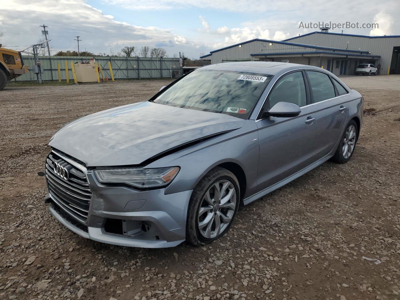 2017 Audi A6 Premium Plus Silver vin: WAUG8AFC6HN039217