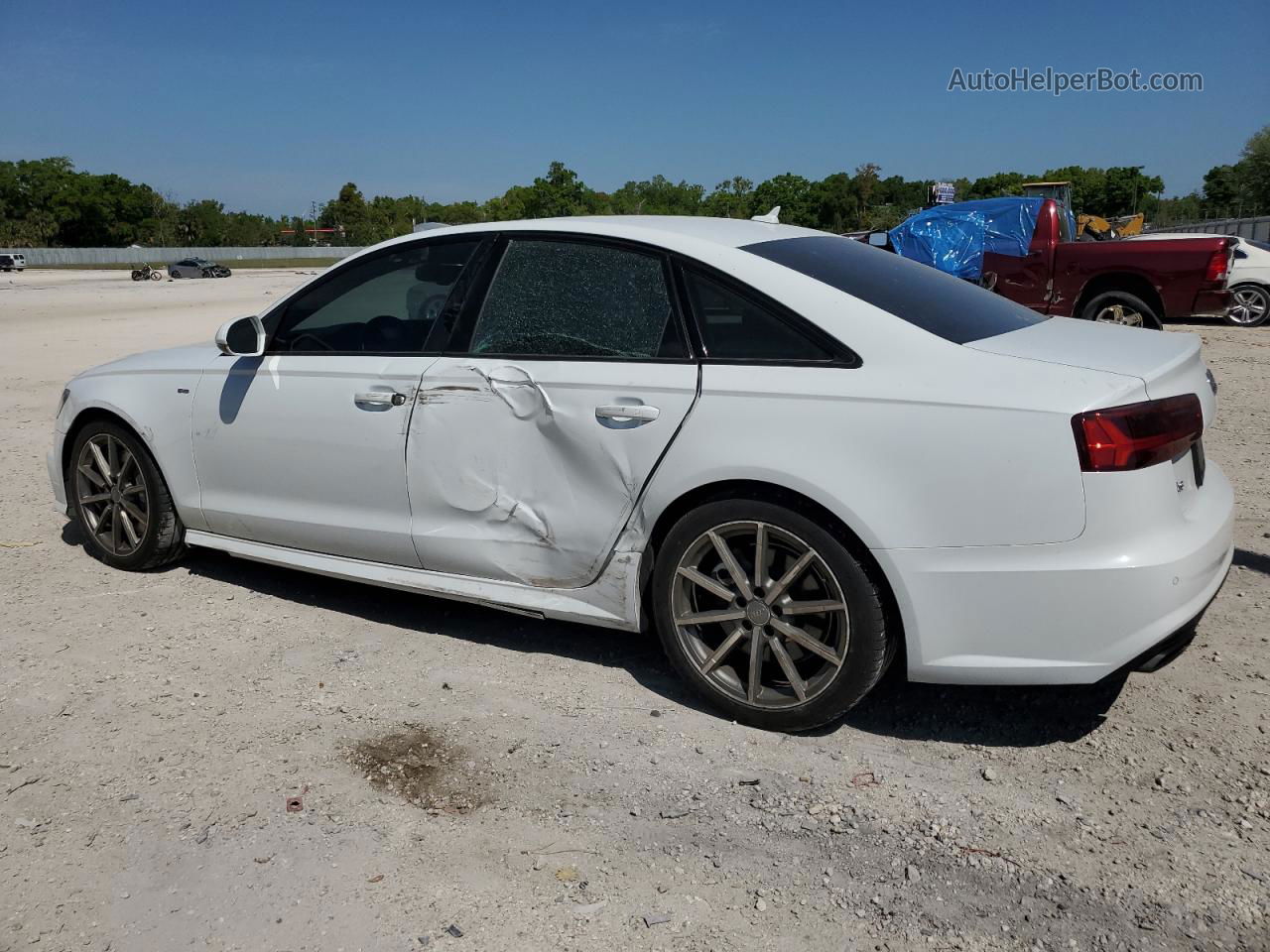 2017 Audi A6 Premium Plus White vin: WAUG8AFC7HN103040