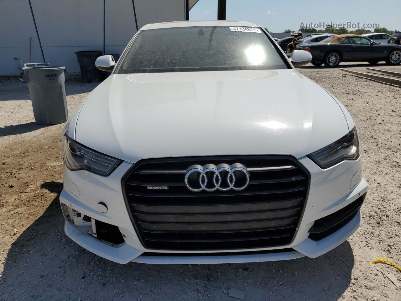 2017 Audi A6 Premium Plus White vin: WAUG8AFC7HN103040