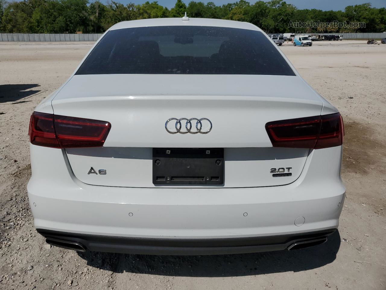 2017 Audi A6 Premium Plus White vin: WAUG8AFC7HN103040