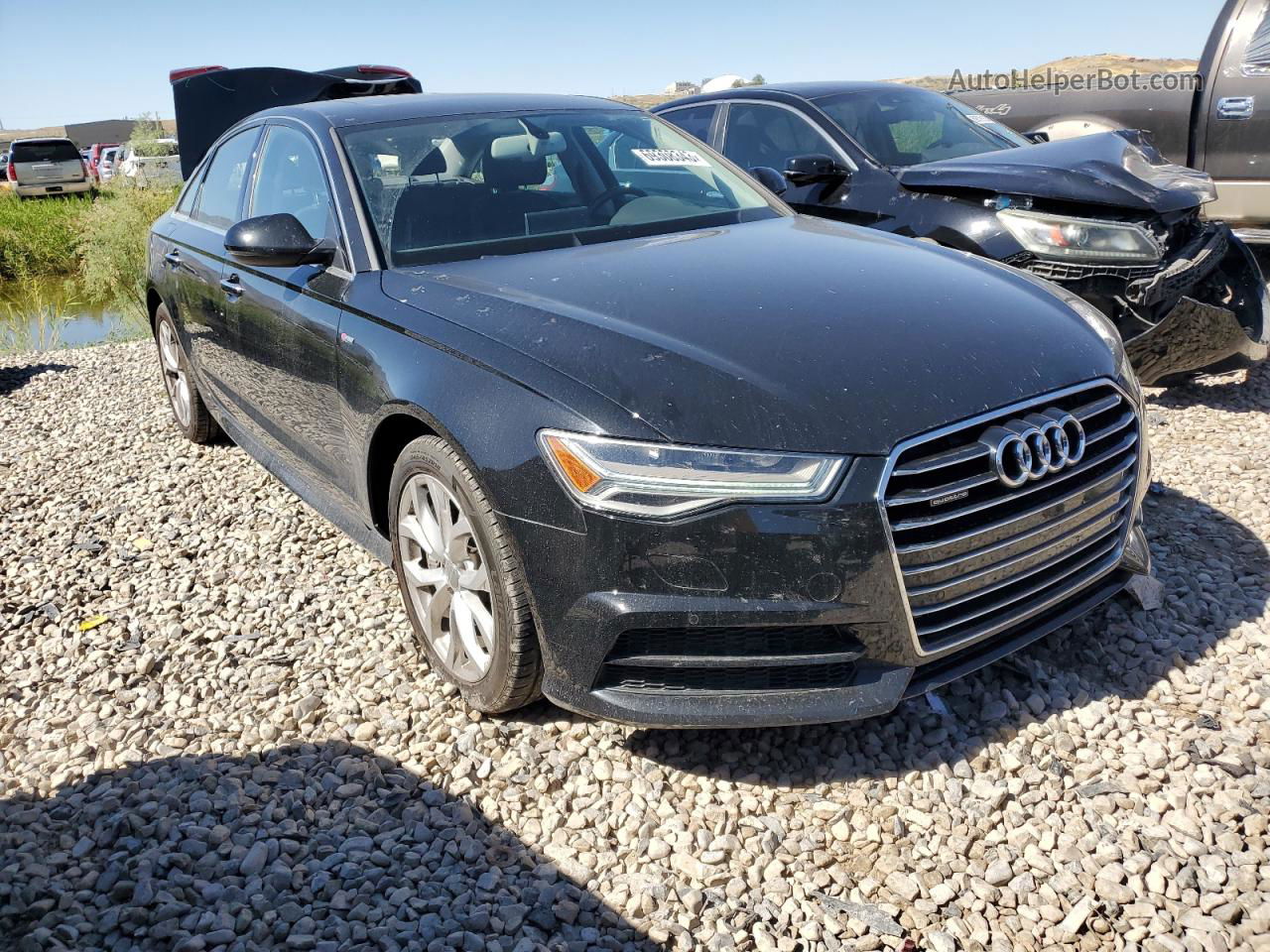 2017 Audi A6 Premium Plus Черный vin: WAUG8AFC7HN123823