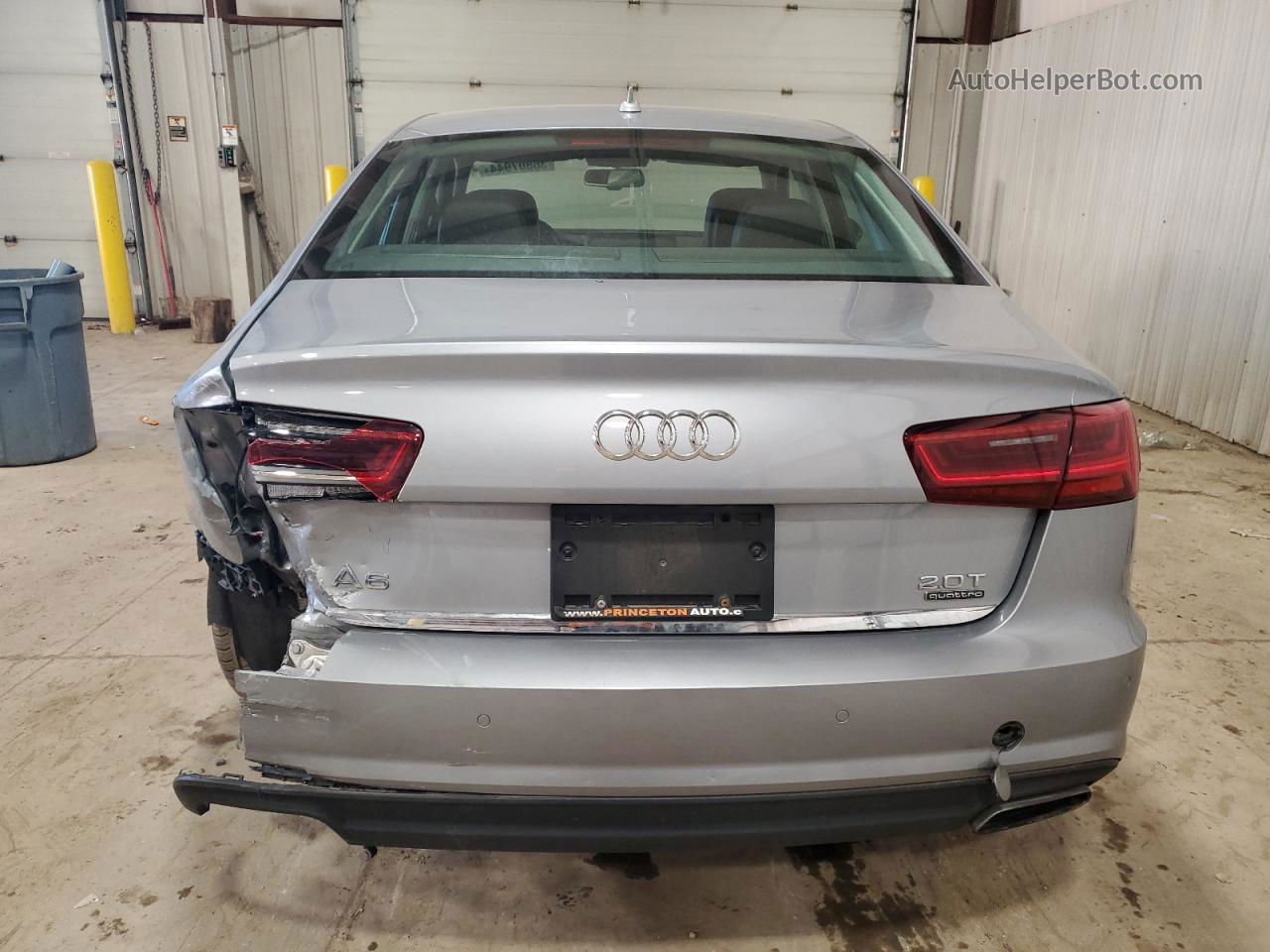 2017 Audi A6 Premium Plus Silver vin: WAUG8AFC8HN042555