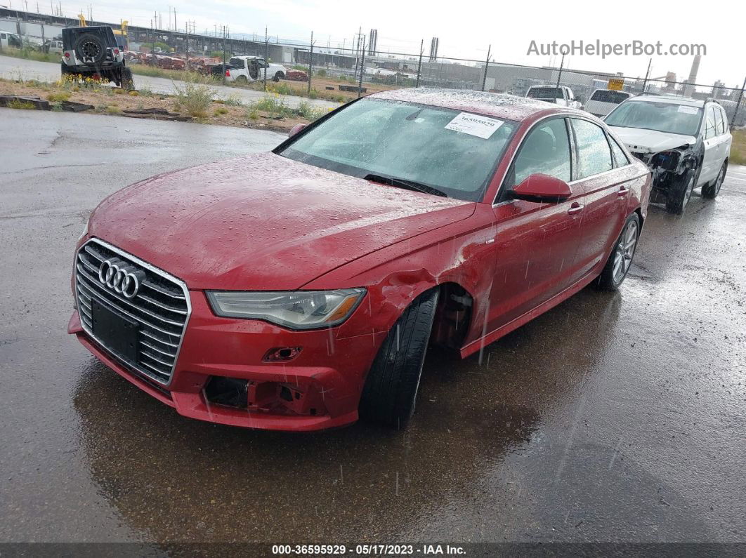 2017 Audi A6 Premium Plus Maroon vin: WAUG8AFC8HN070050