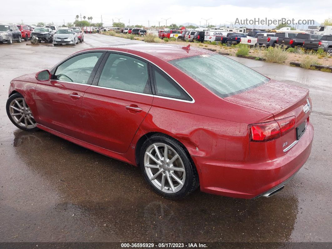 2017 Audi A6 Premium Plus Maroon vin: WAUG8AFC8HN070050