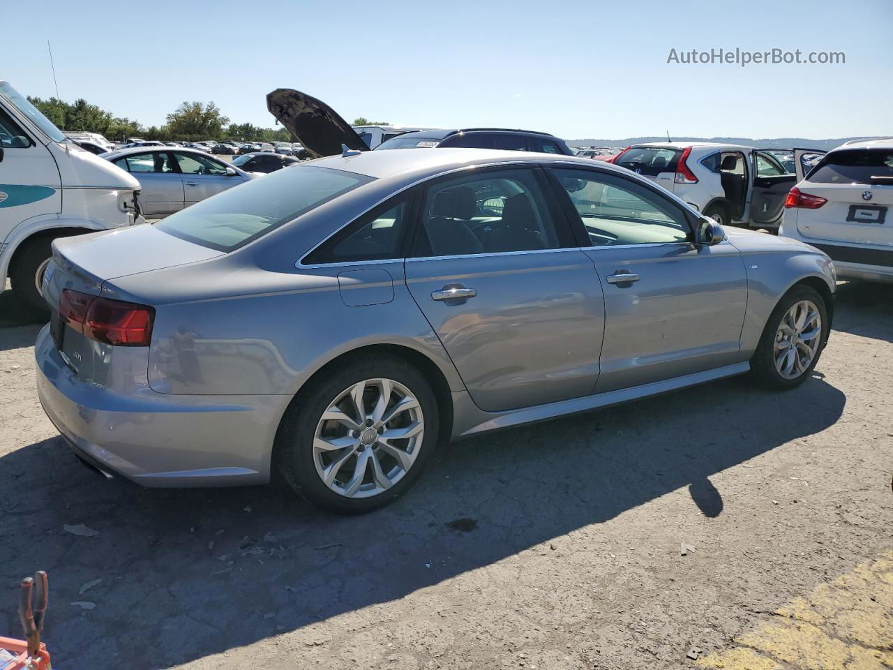 2017 Audi A6 Premium Plus Silver vin: WAUG8AFC9HN025859