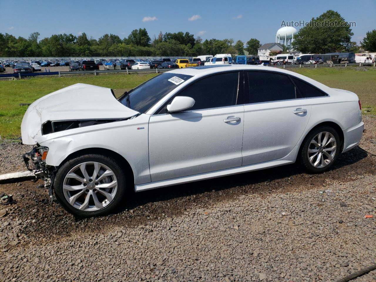 2017 Audi A6 Premium Plus White vin: WAUG8AFC9HN037963