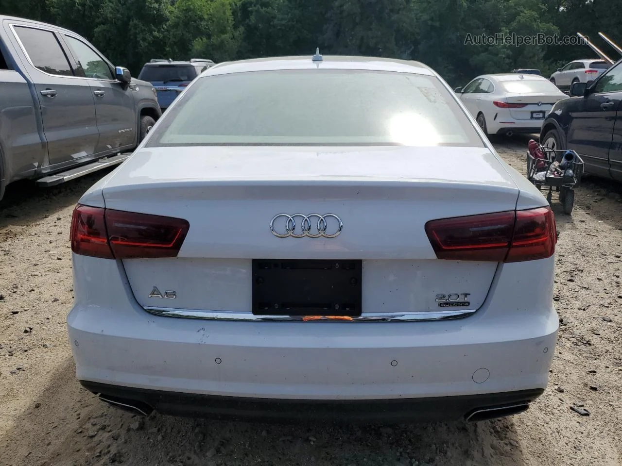 2017 Audi A6 Premium Plus White vin: WAUG8AFC9HN051605