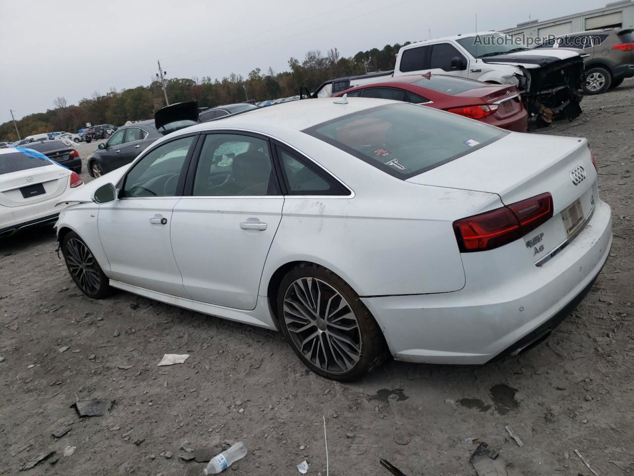 2017 Audi A6 Premium Plus White vin: WAUG8AFC9HN130949