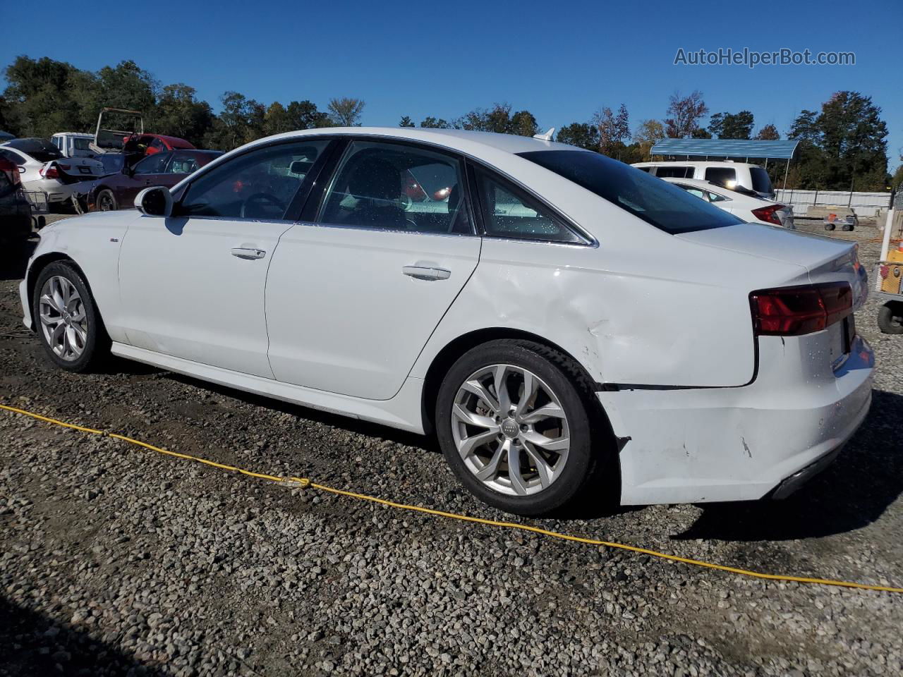 2018 Audi A6 Premium Plus White vin: WAUG8AFC9JN045020