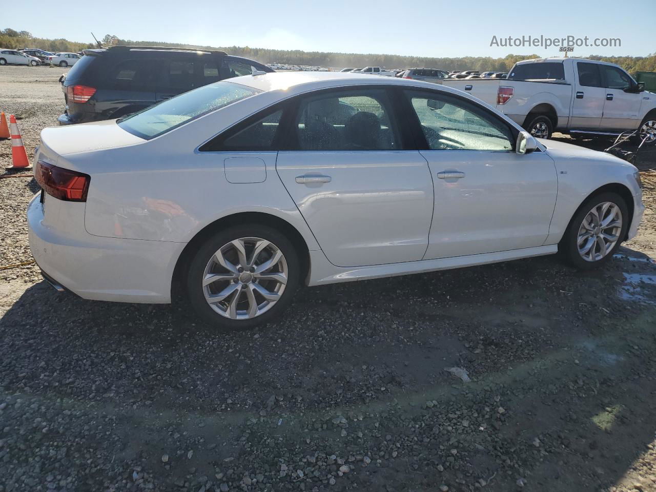 2018 Audi A6 Premium Plus White vin: WAUG8AFC9JN045020