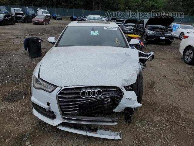 2017 Audi A6 Premium Plus White vin: WAUG8AFCXHN131656