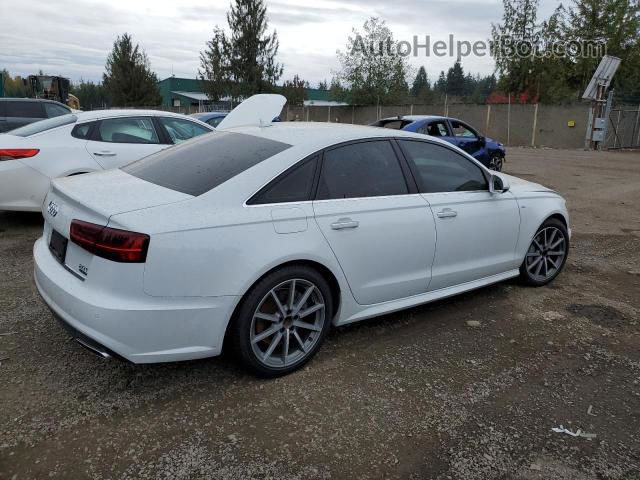 2017 Audi A6 Premium Plus White vin: WAUG8AFCXHN131656