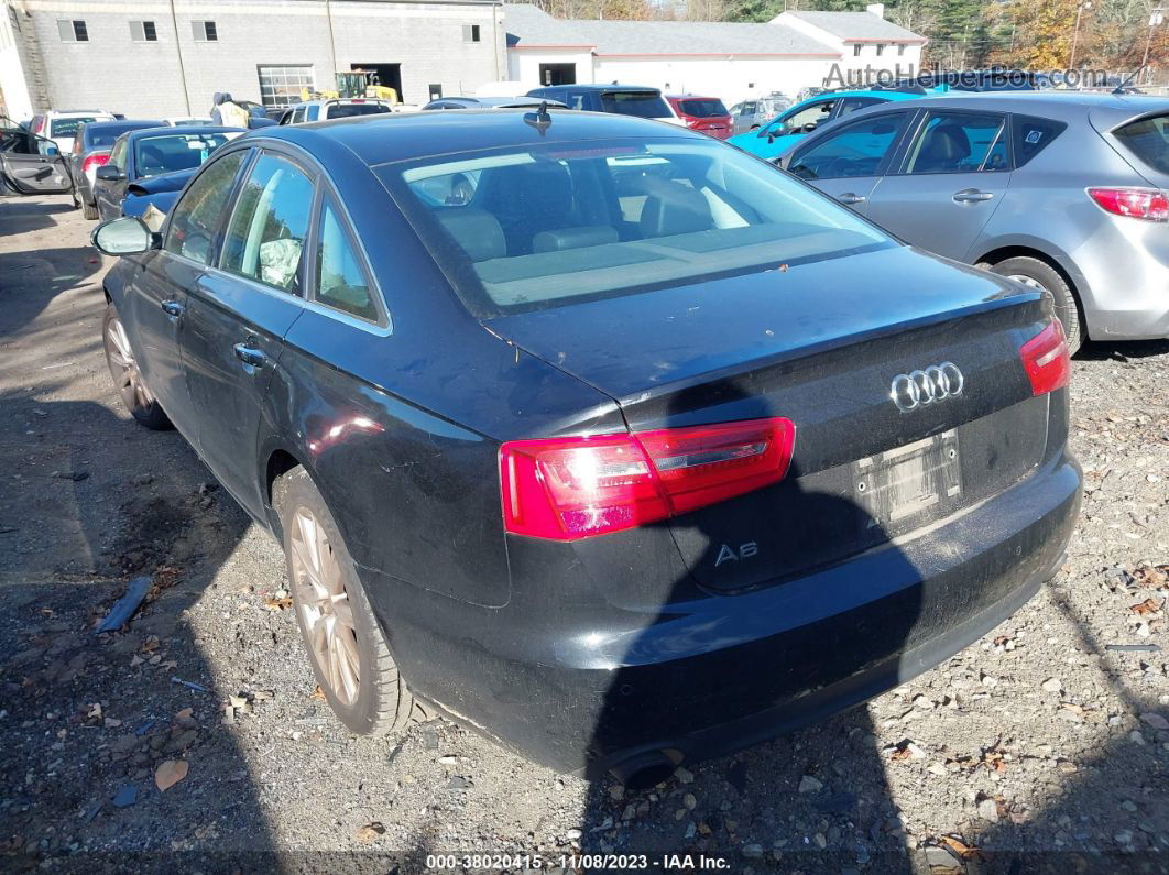 2013 Audi A6 2.0t Premium Черный vin: WAUGFAFC0DN039360