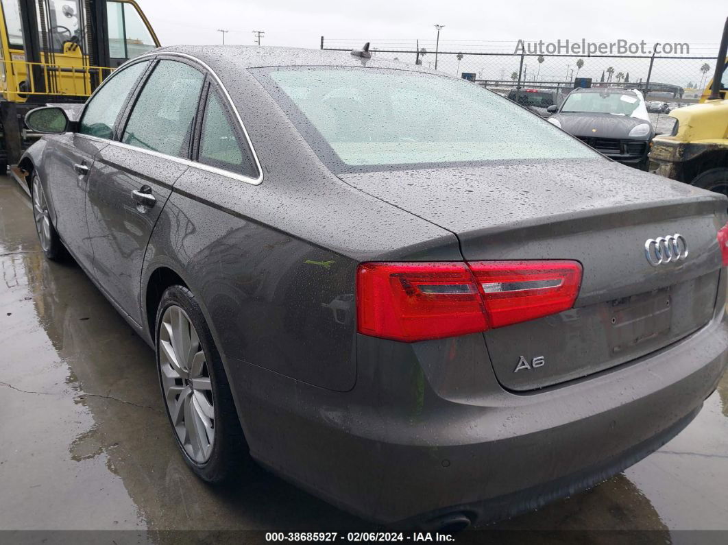 2013 Audi A6 2.0t Premium Gray vin: WAUGFAFC0DN080488