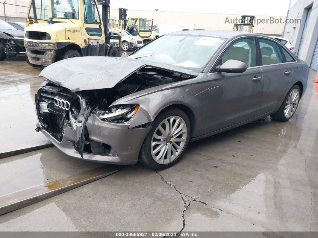 2013 Audi A6 2.0t Premium Gray vin: WAUGFAFC0DN080488