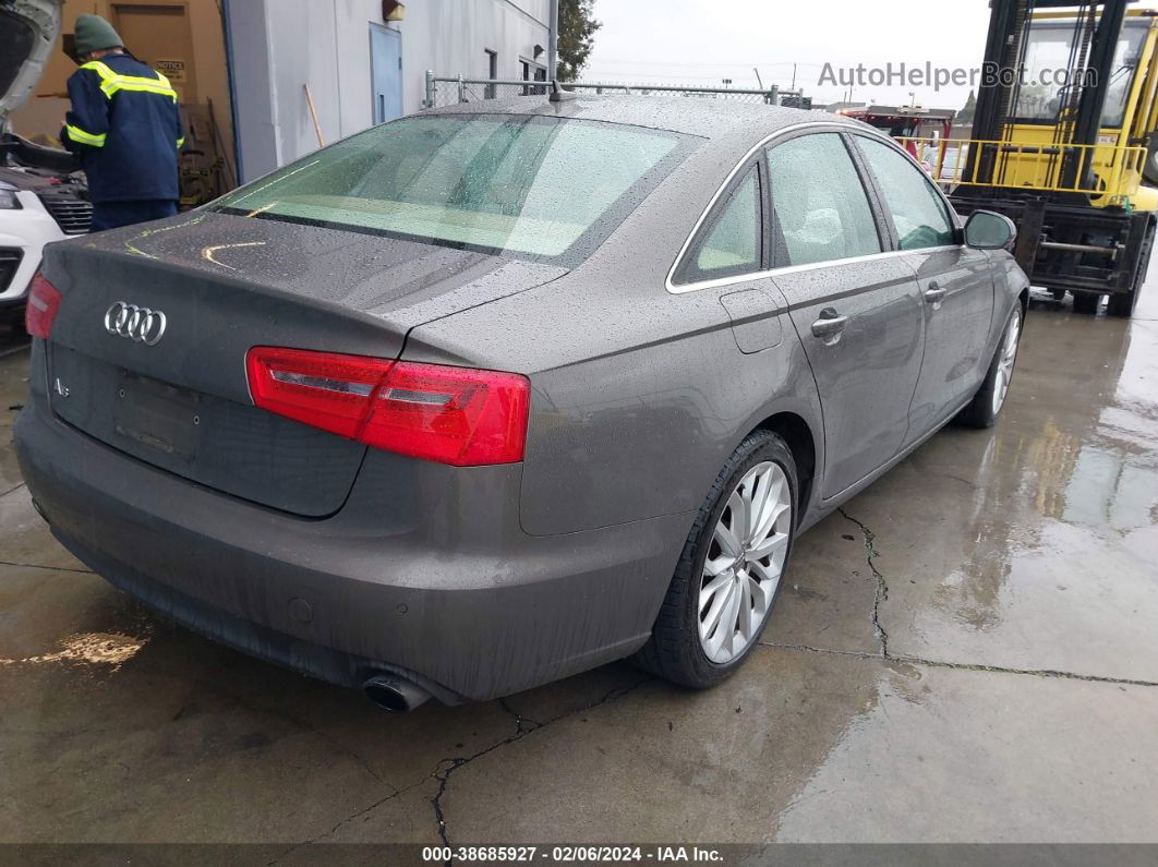 2013 Audi A6 2.0t Premium Gray vin: WAUGFAFC0DN080488