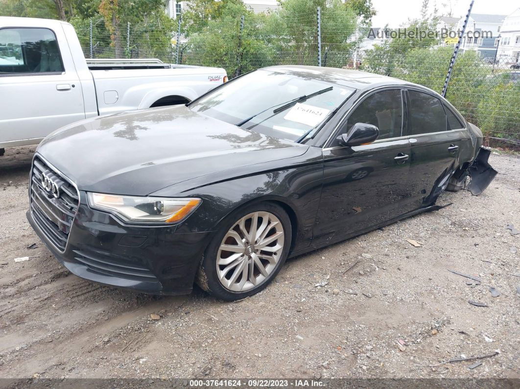 2013 Audi A6 2.0t Premium Plus Black vin: WAUGFAFC0DN141306