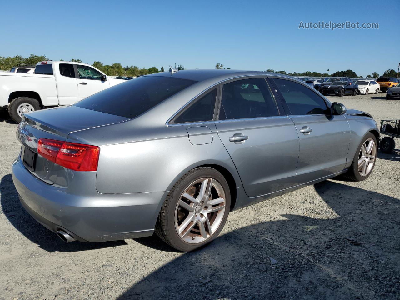 2014 Audi A6 Premium Plus Gray vin: WAUGFAFC0EN010717