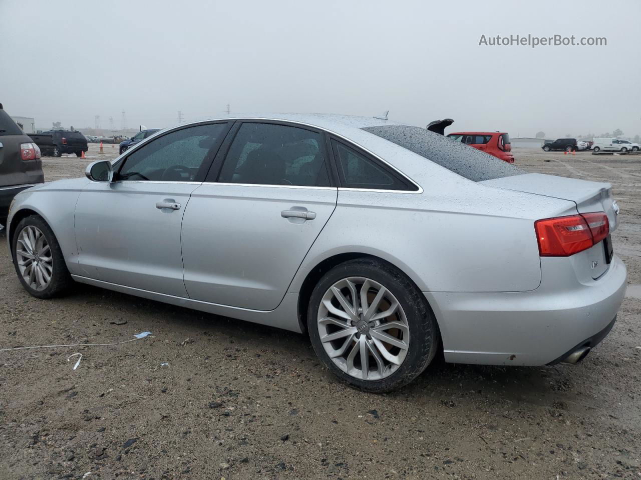 2014 Audi A6 Premium Plus Silver vin: WAUGFAFC0EN063577